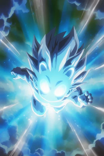 Celestial Kinetic Anime style AI image example 3