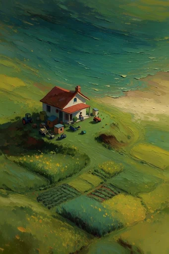 Ethereal Verdant Impressionism style reference image — whimsical surrealism