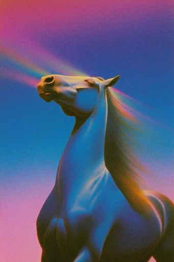 Nostalgic Twilight Surrealism style reference image — twilight color gradient