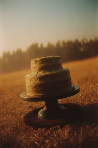 Nostalgic Golden Pastoral style reference image — warm amber tones