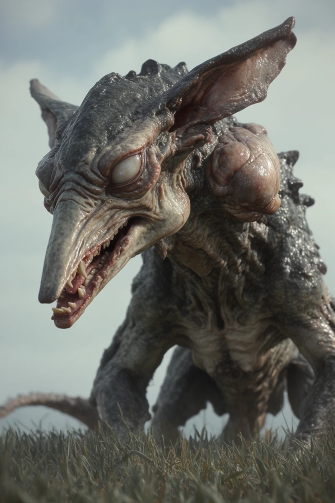 Visceral Bio-Mechanical Realism style AI image example 3