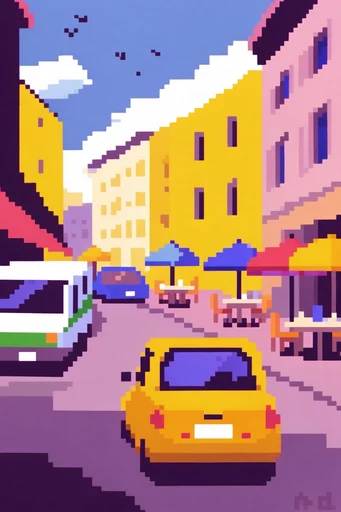 Retro Pixel Surrealism style reference image — pixel art