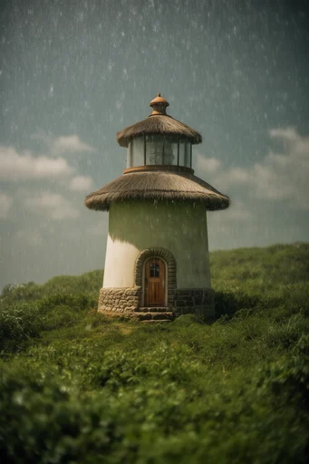 Misty Pastoral Melancholy style reference image — shallow depth of field
