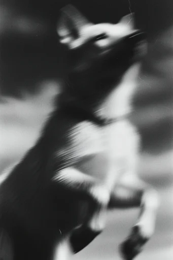 Spectral Analog Decay style reference image — distressed film texture