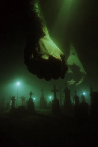 Cinematic Acid Nocturne style reference image — nocturnal urban isolation