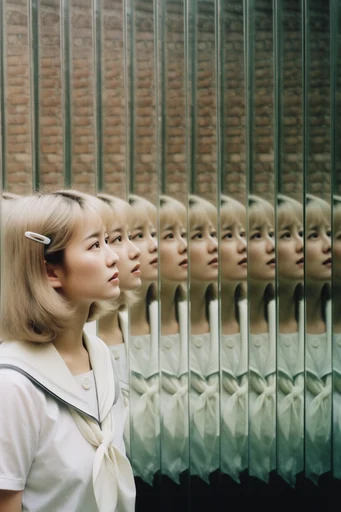 Cinematic Retro Surrealism moodboard — generate AI images in this style