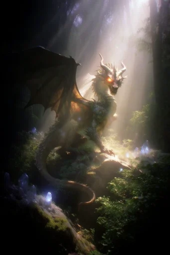 Cinematic Forest Chiaroscuro style reference image — cinematic moody atmosphere