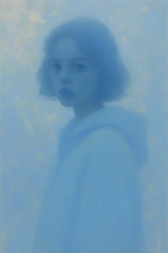 Ethereal Blue Minimalism style reference image — minimalist composition