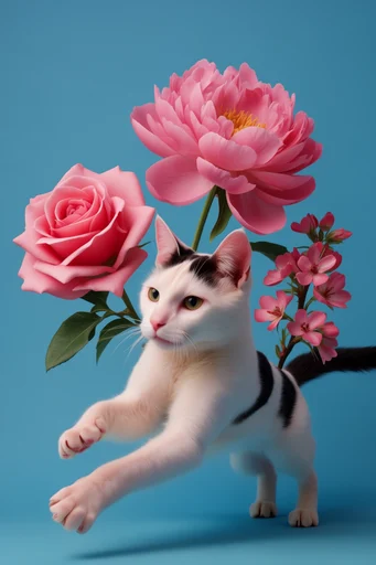 Saturated Graphic Botany style reference image — sharp focus