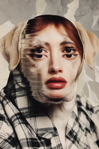Surreal Avant-Garde Portraiture style reference image — minimalist studio aesthetic
