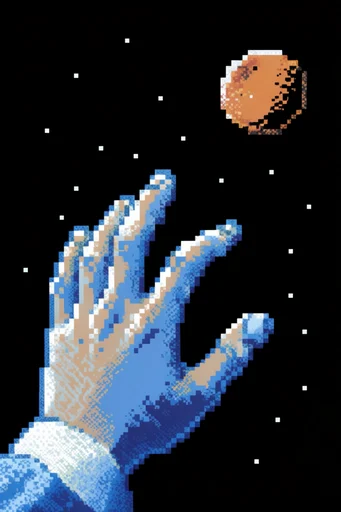 Luminous Digital Retrocore style reference image — bioluminescent cyan glow