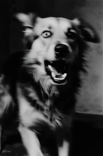 Kinetic Monochrome Noir style reference image — shutter drag effect