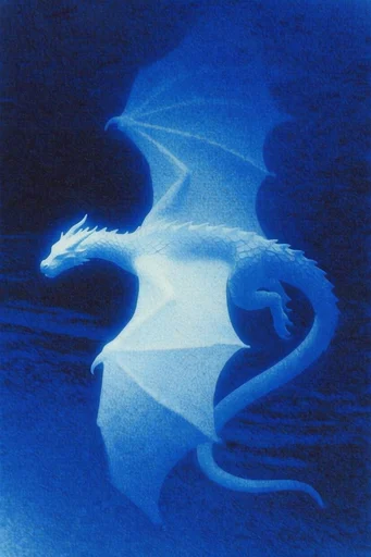Luminous Indigo Nocturne style reference image — ethereal silhouettes