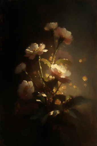 Luminous Chiaroscuro Etherealism style reference image — soft-focus glow