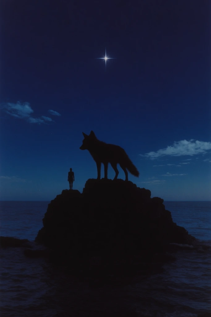 Nocturnal Bioluminescent Minimalism style AI image example 3