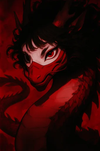 Crimson Noir Graphic style reference image — graphic novel style