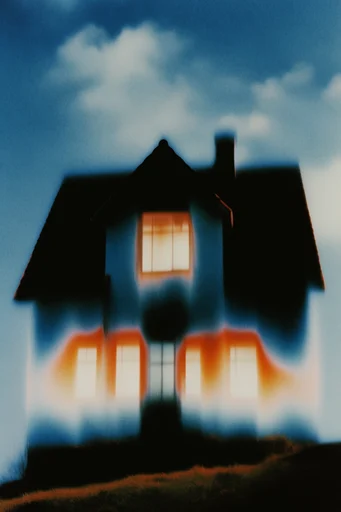 Spectral Thermal Noir style reference image — ethereal aura