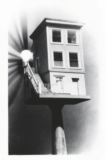 Gritty Monochrome Brutalism style reference image — brutalist graphic design
