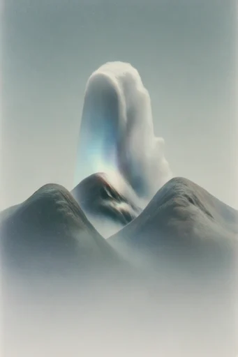 Minimalist Surrealist Editorial style reference image — organic textures
