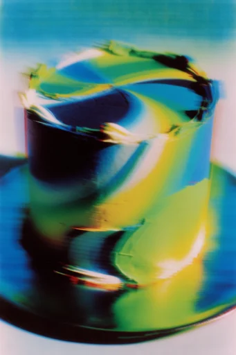 Spectral Kinetic Decay style reference image — dreamlike light leaks