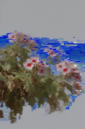 Corrupted Digital Realism style reference image — corrupted realism