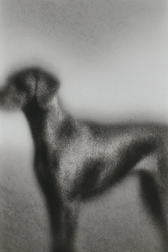 Atmospheric Monochromatic Noir style reference image — pictorialist texture