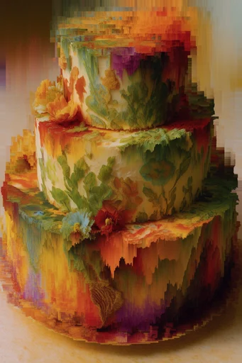 Erosive Digital Glitch style reference image — motion blur glitch