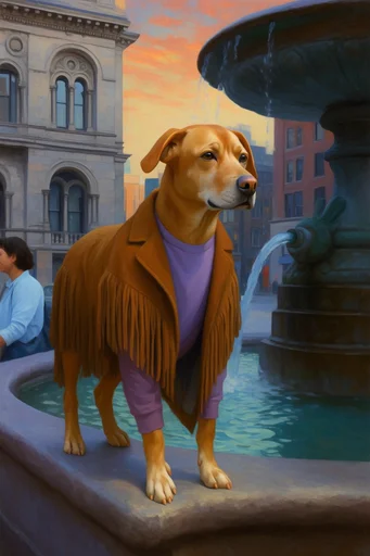 Narrative Surrealist Synthesis style reference image — cinematic lighting