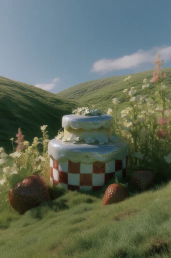 Reflective Surrealist Landscapes style reference image — hyper-realistic nature
