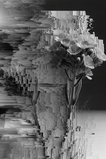 Corrupted Monochrome Brutalism style reference image — brutalist abstraction
