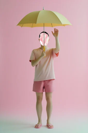 Surrealist Pastel Glitch moodboard — generate AI images in this style
