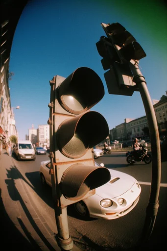 Nostalgic Surrealist Liminality style reference image — analog film grain