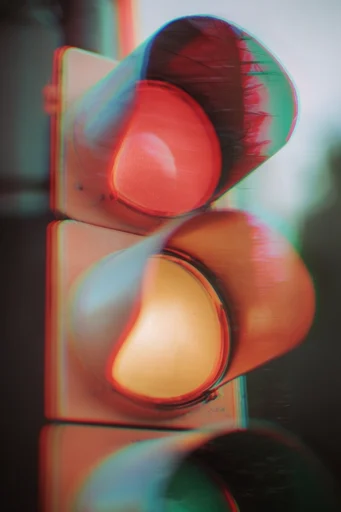 Chromatic Neon Hallucination style reference image — neon motion blur