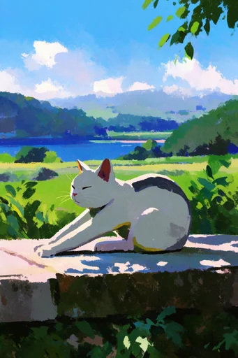Luminous Pastoral Nostalgia style reference image — soft brushstroke details