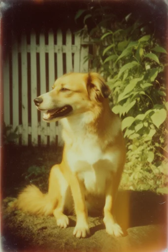 Nostalgic Analog Haze style reference image — retro light leaks