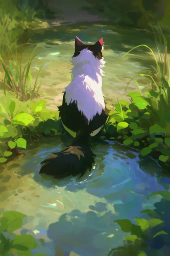 Luminous Mossy Wilderness style reference image — ethereal atmosphere