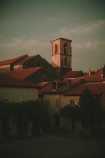 Cinematic Analog Nostalgia style reference image — 35mm film photograph