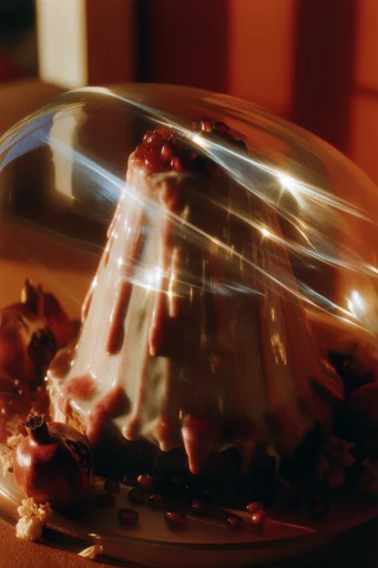 Amber Refracted Cinematic style reference image — retro-futuristic atmosphere