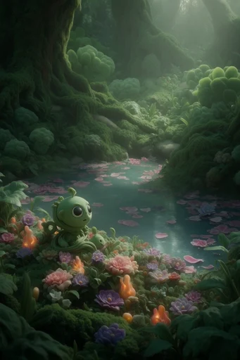 Surreal Botanical Synthesis style reference image — botanical fantasy