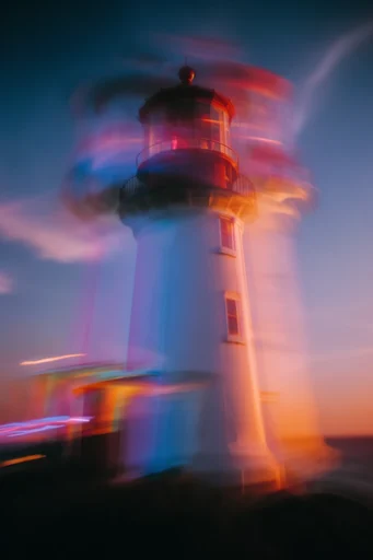 Kinetic Neon Spectralism style reference image — holographic light streaks