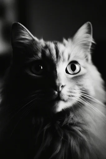 Dramatic Monochrome Noir style reference image — high contrast