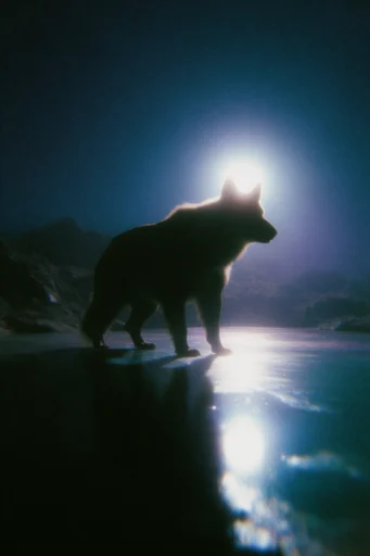 Luminous Nocturnal Dreamscape style AI image example 3