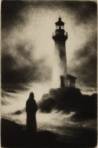 Spectral Amber Pictorialism style reference image — pictorialist aesthetic