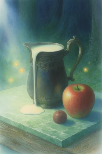 Luminous Folk Storybook style reference image — storybook illustration