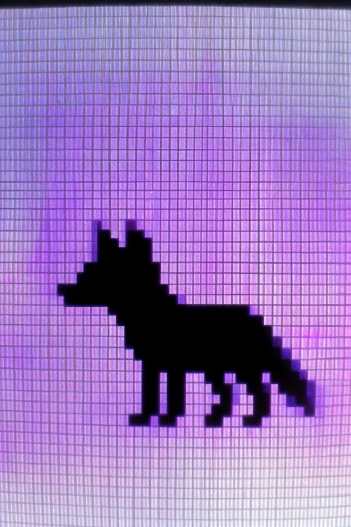 Nostalgic Digital Phosphor style AI image example 3