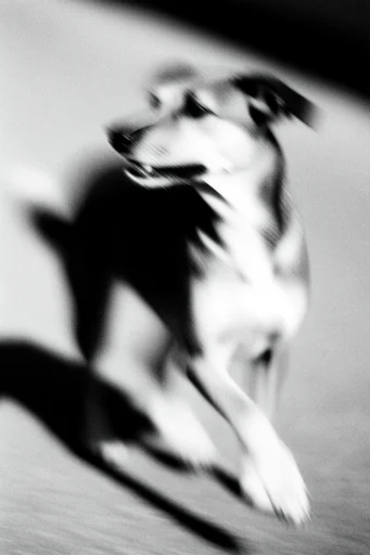 Kinetic Spectral Noir style reference image — bleeding highlights