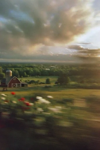Kinetic Cinematic Nostalgia style reference image — fleeting transit