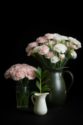 Minimalist Botanical Chiaroscuro style reference image — chiaroscuro lighting