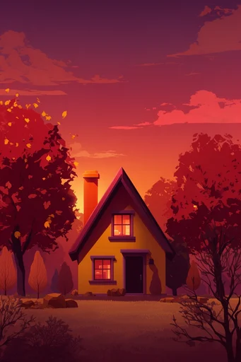 Luminous Twilight Horizons style AI image example 4