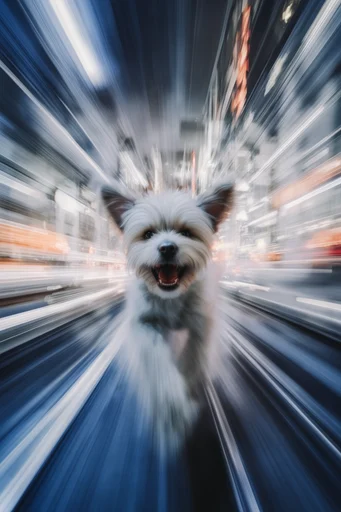 Kinetic Luminous Flux style reference image — kinetic energy